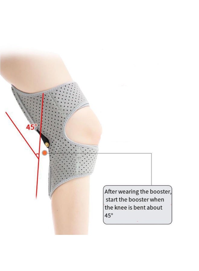 Bukela Knee Assistive Device, Knee Booster, Knee Booster Brace Joint Support Spring Stabilizer, for Climbing and Squatting - Image 3