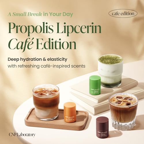 CNP Café Lip Butter - Propolis Lipcerin™ 07 Matcha, Hydrating Overnight Manuka Lip Balm & Mask, 12hr Long-Lasting Moisture, Korean Skin Care, 0.5 fl.oz. - Image 2