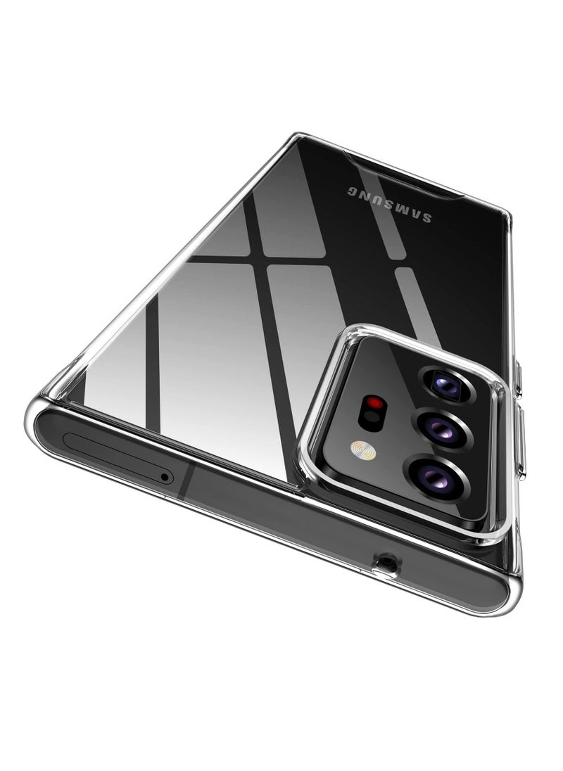 ماركة غير محددة - جراب شفاف وعالي الجودة يحمي الهاتف بالكامل لموبايل سامسونج نوت 20 الترا - شفاف Samsung Galaxy Note 20 Ultra - Image 1