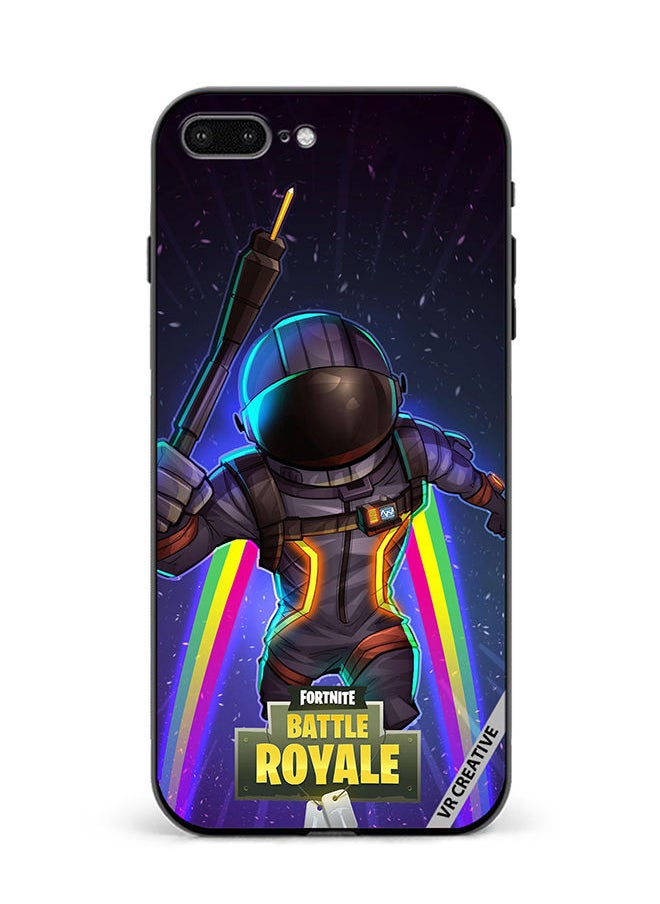 VR CREATIVE - Protective Case Cover For Apple iPhone 7 Plus/8 Plus Fortnite Space Bomber Design Multicolour - Image 1