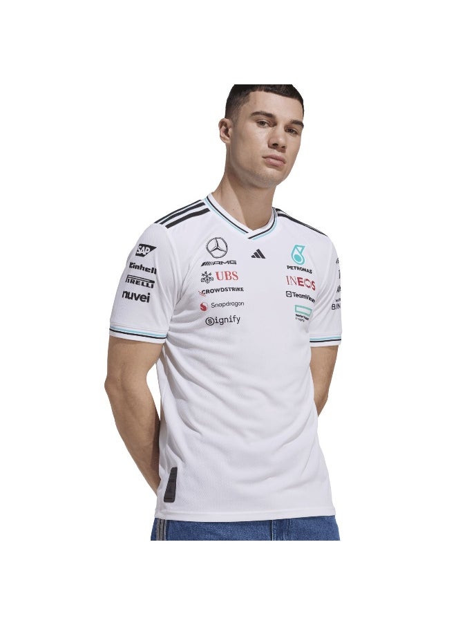 Adidas Adidas Mer Dr Jsyw Am White Motorsport Jerseys For Men Xs  - Image 4