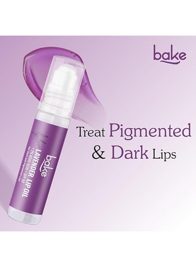 خبز مرطب شفاه زيتي مفتح للشفاه بحمض الكوجيك بنسبة 2% مع اللافندر، مناسب للشفاه الداكنة والمتصبغة، مع عامل حماية من الشمس SPF 50 PA++++ وألفا أربوتين - 15 غرام (لافندر) - Image 3