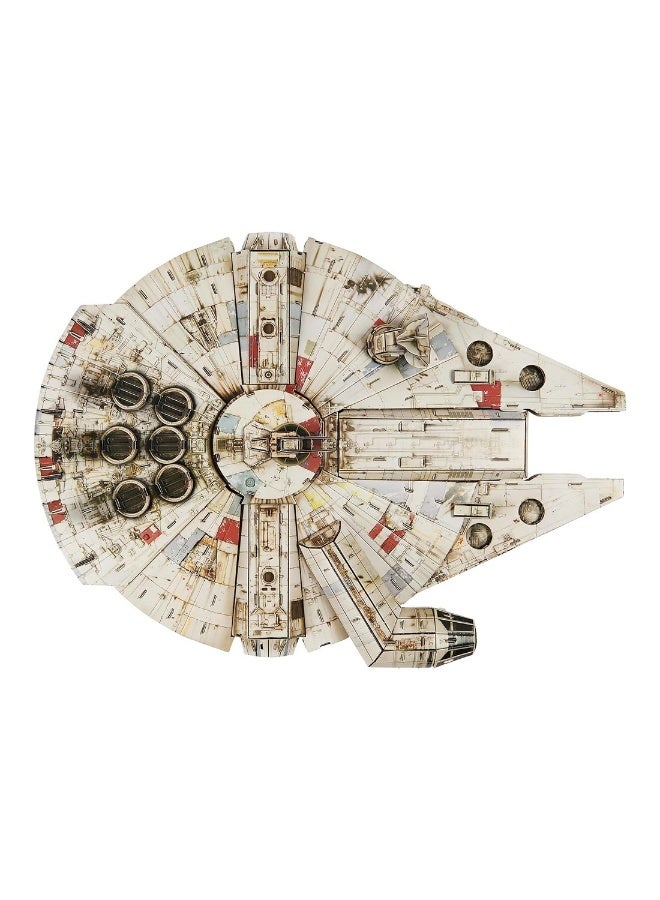 Star Wars Millennium Falcon 3D Model Kit 223 Pcs Star Wars Toys Desk Decor Building Toys Paper Model Kits - Image 1