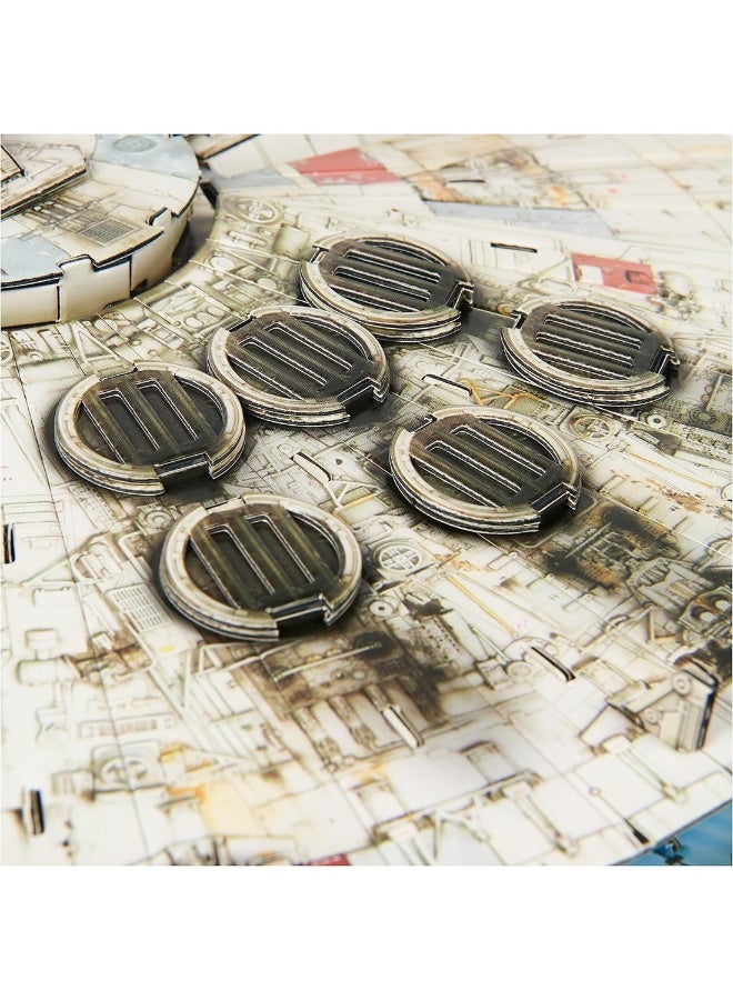 Star Wars Millennium Falcon 3D Model Kit 223 Pcs Star Wars Toys Desk Decor Building Toys Paper Model Kits - Image 5