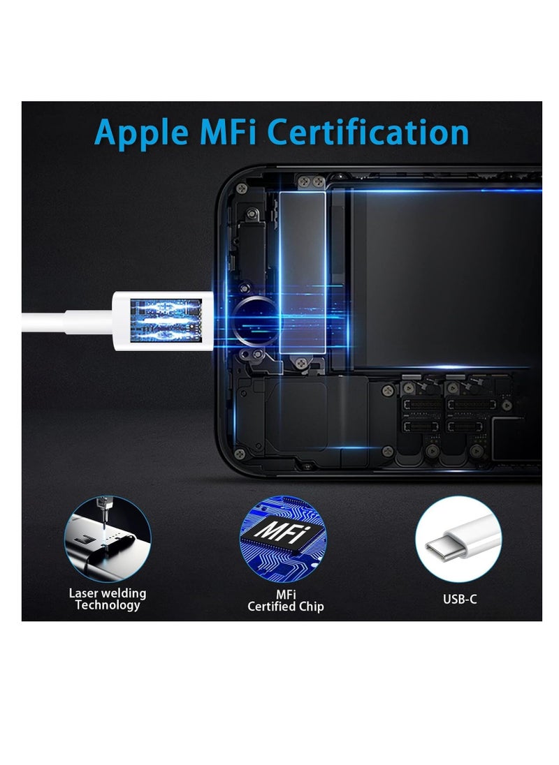 Generic - USB Type C To Lightning Data Charging Cable White - Image 1