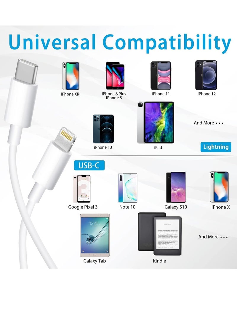 Generic - USB Type C To Lightning Data Charging Cable White - Image 1