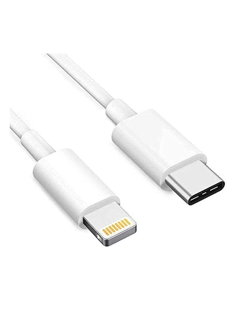 Generic - USB Type C To Lightning Data Charging Cable White - Image 1