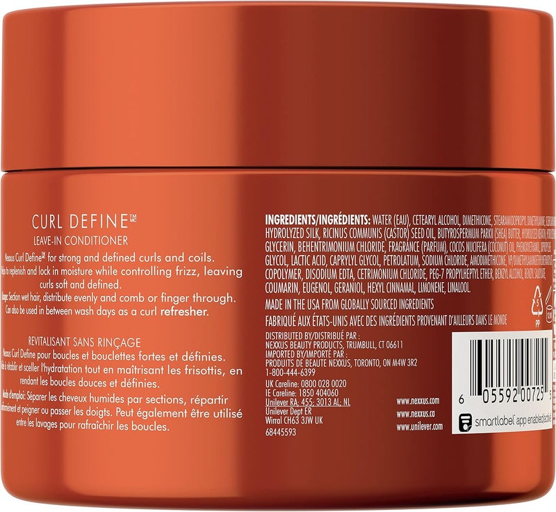 Nexxus Curl Define Leavein Conditioner for Curly Hair with ProteinFusion Curl Conditioner for Moisturizing Curls 8 oz - Image 2