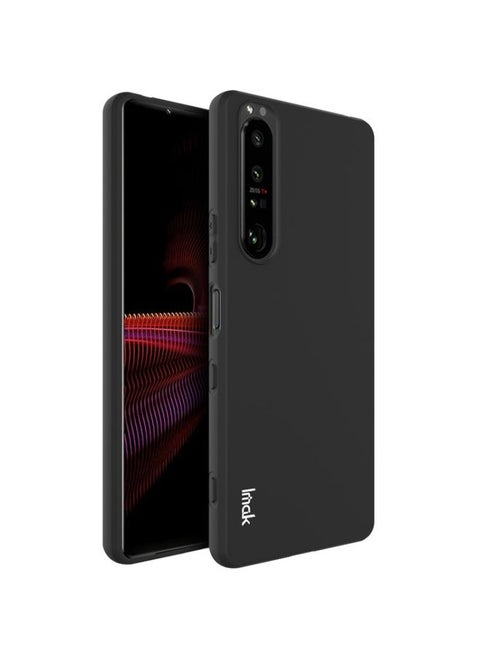 Case Cover For For Sony Xperia 1 III IMAK UC-3 Series Shockproof Frosted TPU Protective Case(Black)