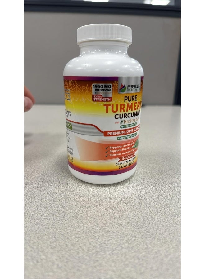 FRESH HEALTHCARE Turmeric Curcumin Max Potency, 1950mg - Image 3