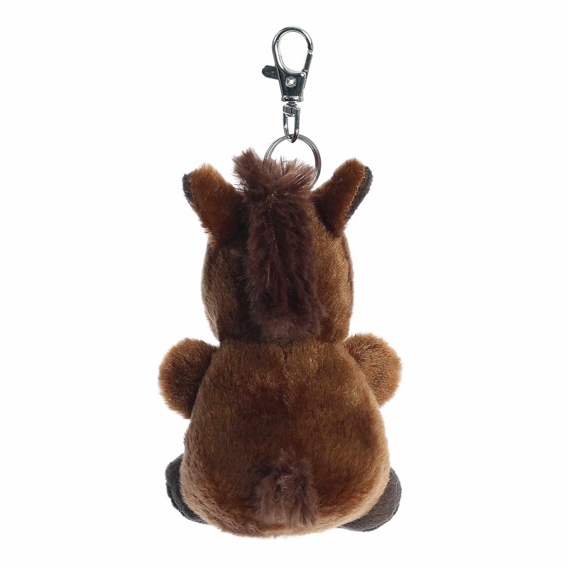 AuroraÂ® Adorable Palm Palsâ„¢ Truffle Brown Horseâ„¢ Clip-On - Fun Collectible Plush for Kids and Adult Collectors - Perfect for Decorating Rooms and Birthday Gifts - Brown 4 Inches - Image 4