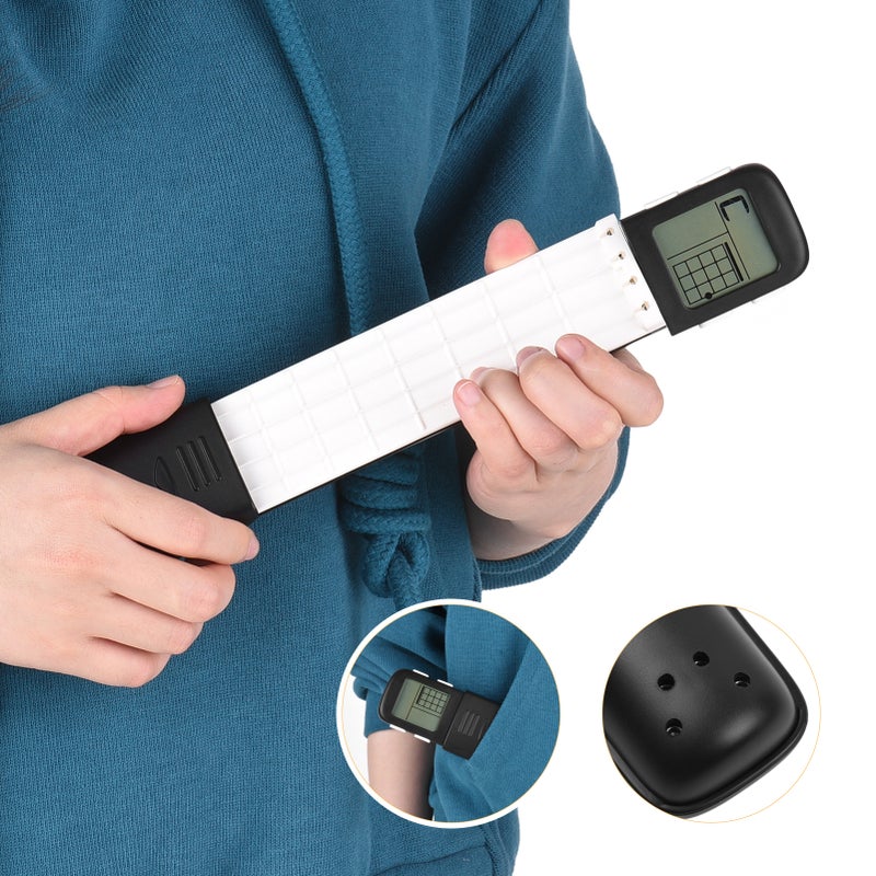 Portable Ukulele Chord Trainer Uke Fingering Practice Tool with 360° Rotatable Chords Chart Screen for Ukelele Beginners - Image 3