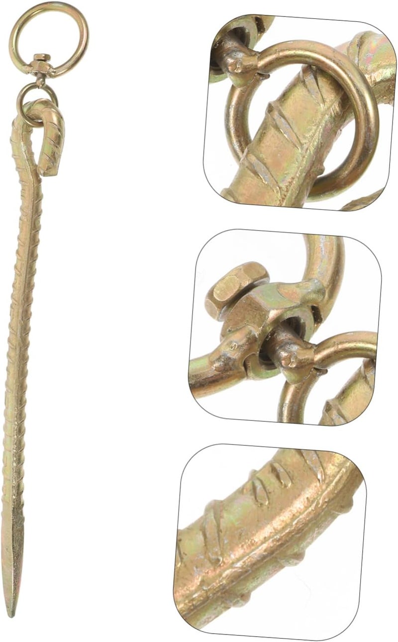 ULTECHNOVO Spiral Ground Anchors Heavy Duty Galvanized Dog Leash Stake for Outdoor Use for Tents Trampolines Inflatables and Secure Pet Tethering - Image 5