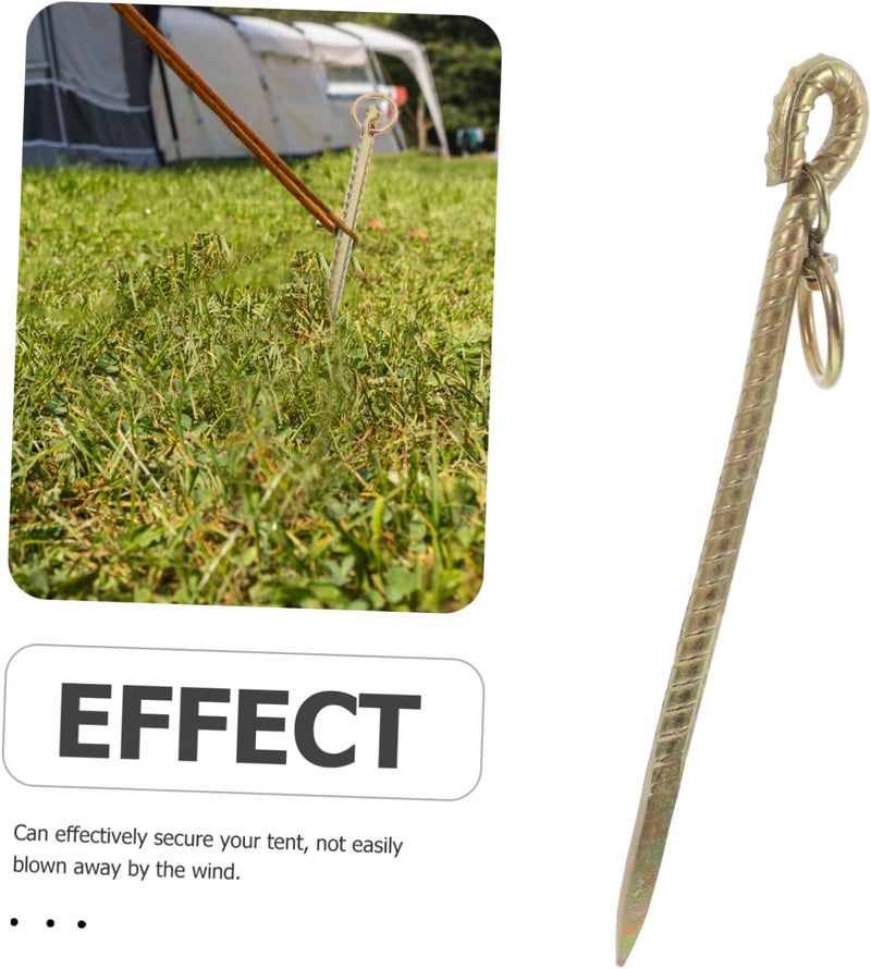 ULTECHNOVO Spiral Ground Anchors Heavy Duty Galvanized Dog Leash Stake for Outdoor Use for Tents Trampolines Inflatables and Secure Pet Tethering - Image 1