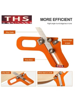 THS THS Precision Edge Trimming Tools for Woodworking PVC Edge Band Scraper Head Trimmer and Chamfer Cutter  - Image 5