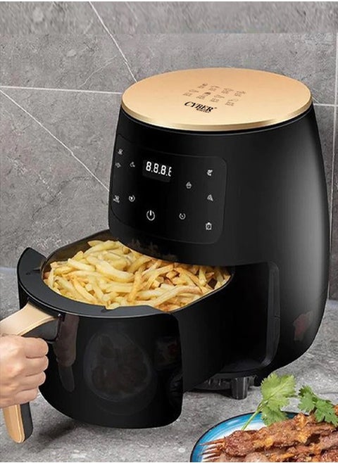 Silver Crest Multifunctional Digital Touch Air Fryer 6L 2400W Black