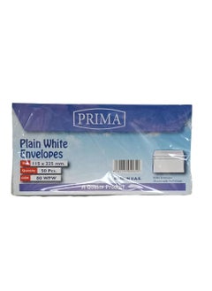 PRIMA Plain White Envelopes Size 115x225mm  - Image 2
