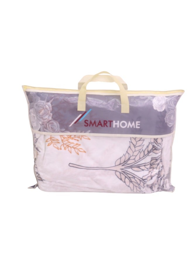 SMART HOME Light, soft and warm winter blanket with a comfortable silky feel, double bed blanket measuring 220X240 cm and weighing 2 kg, super soft double layer blanket made of high quality materials - Image 2