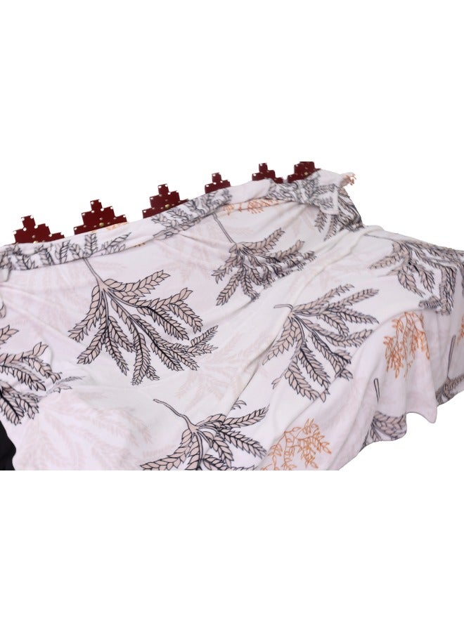 SMART HOME Light, soft and warm winter blanket with a comfortable silky feel, double bed blanket measuring 220X240 cm and weighing 2 kg, super soft double layer blanket made of high quality materials - Image 5