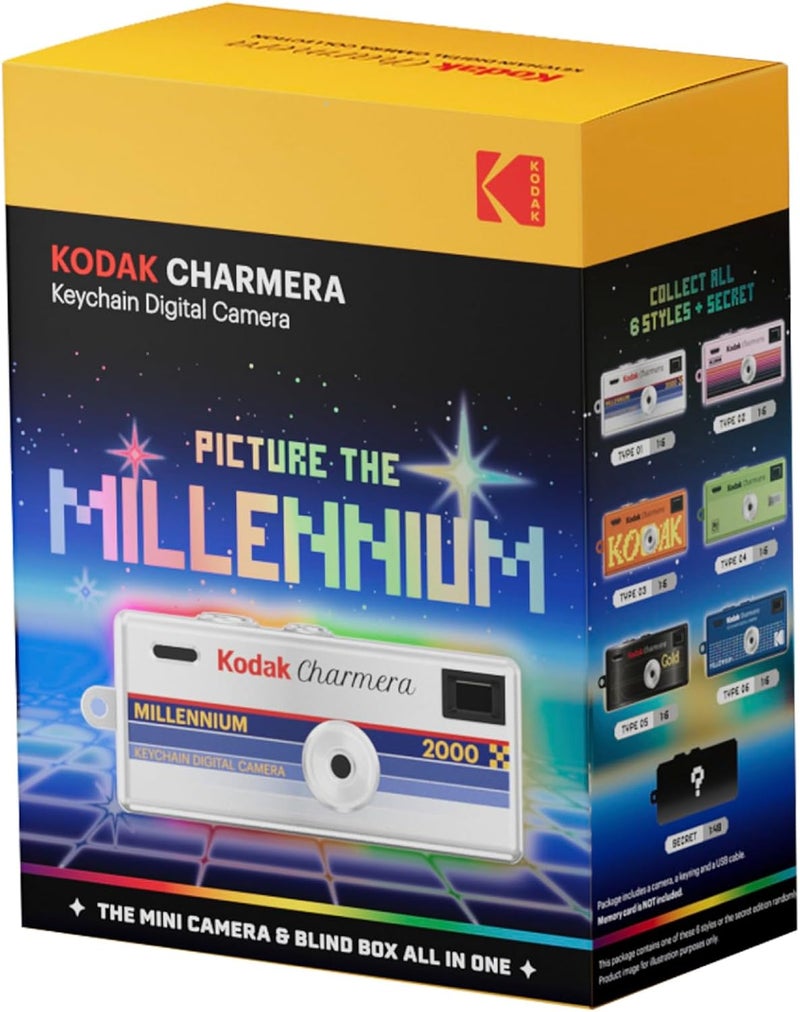 Kodak Charmera Keychain Digital Camera Blind Box-Millennium Whole Set Box(6PC) - Image 2