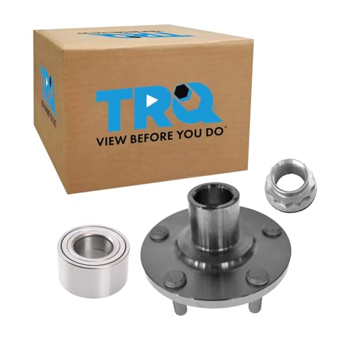 TRQ Front Passenger Side Wheel Bearing Hub Kit Compatible with 20022003 Toyota Camry 20012005 RAV4 - Image 1