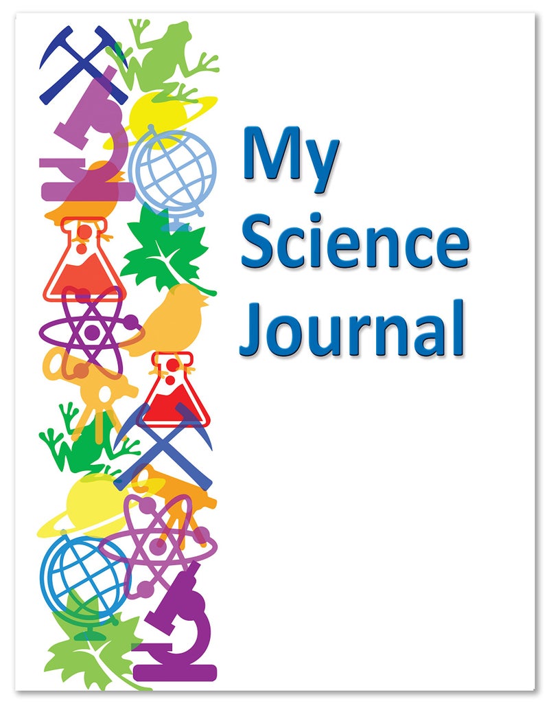 BookFactory Elementary School Science Journal/Classroom Science Journal Book - 10 Pack (8.5'' x 11'' - 32 Pages) Saddle Stitched (Made in USA)