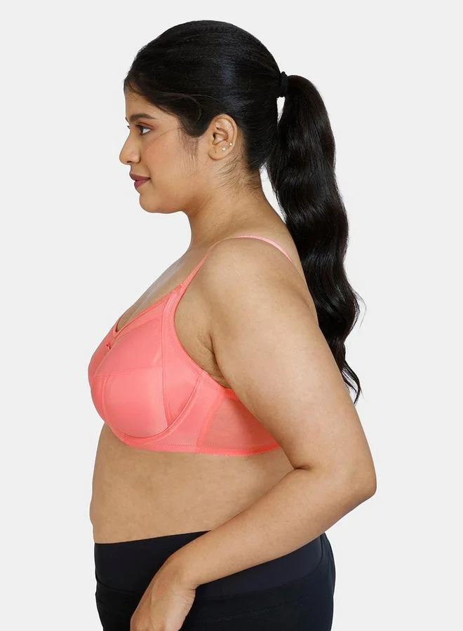 zivame Zivame Wired Non-Padded Support Bra with Adjustable Straps