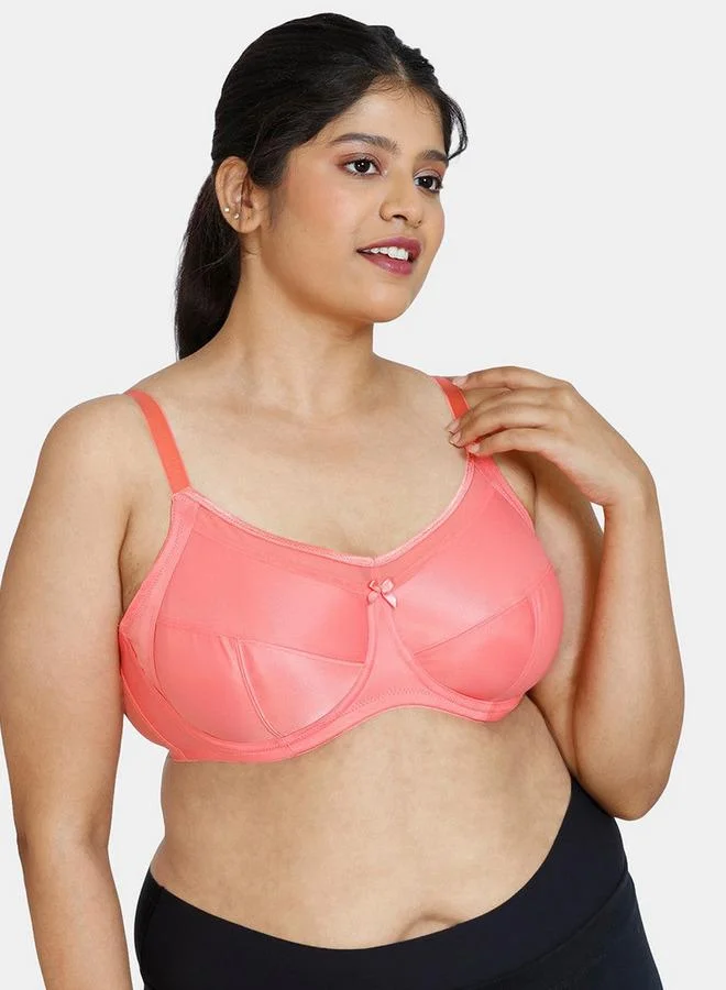 zivame Zivame Wired Non-Padded Support Bra with Adjustable Straps