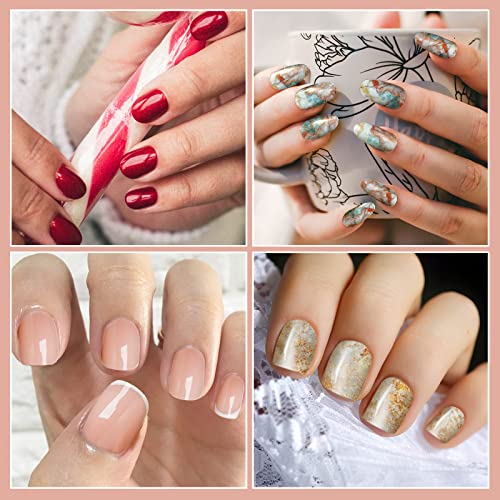 Maitys 336 Pieces 24 Sheets Full Wrap Nail Polish Strips Stickers Self Adhesive Gel Nail Strips Art Decals with File for Women DIY Decorations(Marble Style) - Image 3