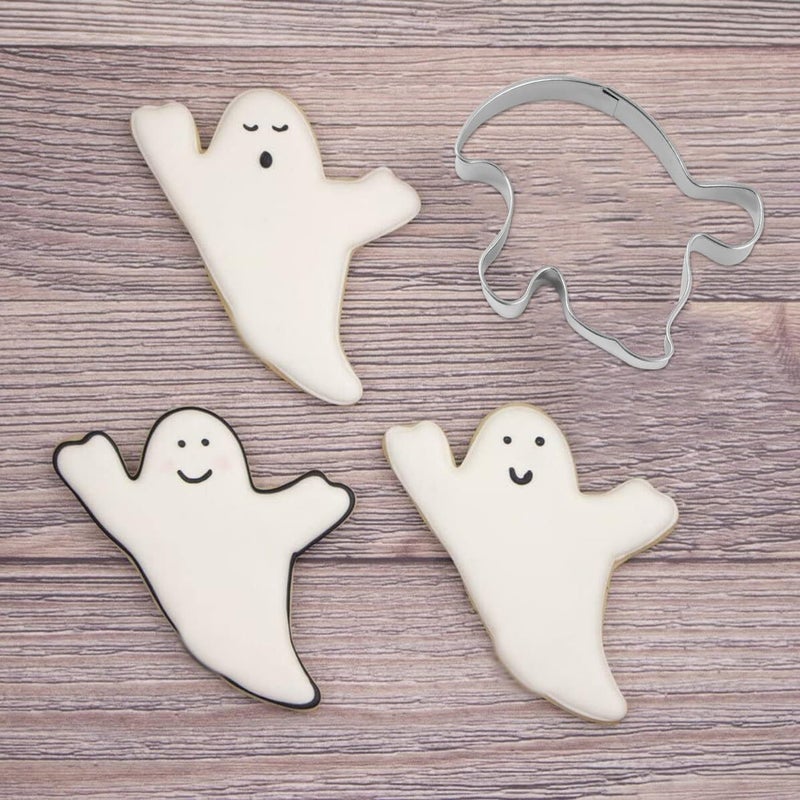 10Pcs Stainless Steel Halloween Cookie Cutters Molds For Baking Cakes Chocolates Fruits Vegetables - Image 3