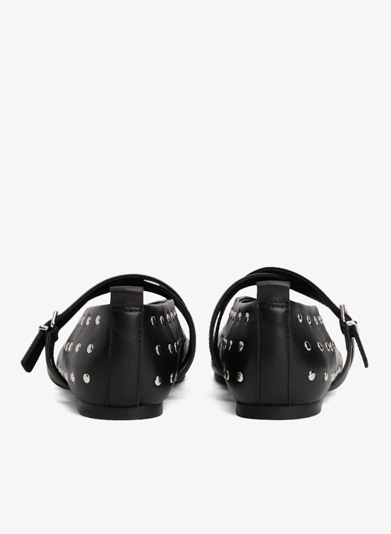 TOMMY JEANS Maryjane Studded Ballerina - Image 5