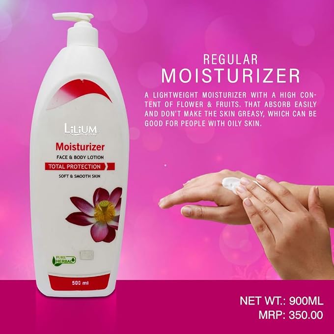 LILIUM Moisturizer Body Lotion 500ml Pack of 2 - Image 3