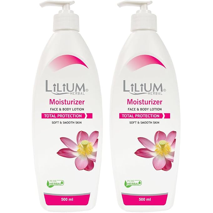 LILIUM Moisturizer Body Lotion 500ml Pack of 2 - Image 1