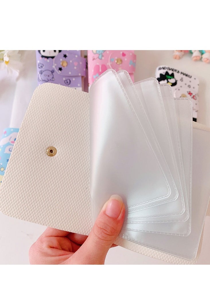 Hello Kitty Cartoon Pink Hello Kitty Leather Multifunction Card Holder  - Image 3