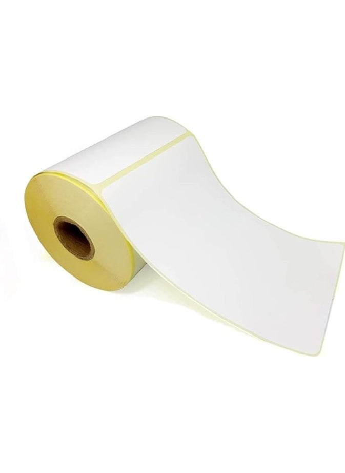 Taimi Thermal Paper Stickers for Barcode Printer 10x15cm Address and Barcode Printable Label Sticker- 500 Label  - Image 1
