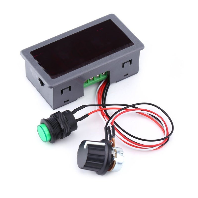 جهاز التحكم في السرعة PWM 6V 12V 24V 15A 10A 4A بشاشة رقمية مع جهاز تحكم عن بعد بالأشعة تحت الحمراء - Image 4