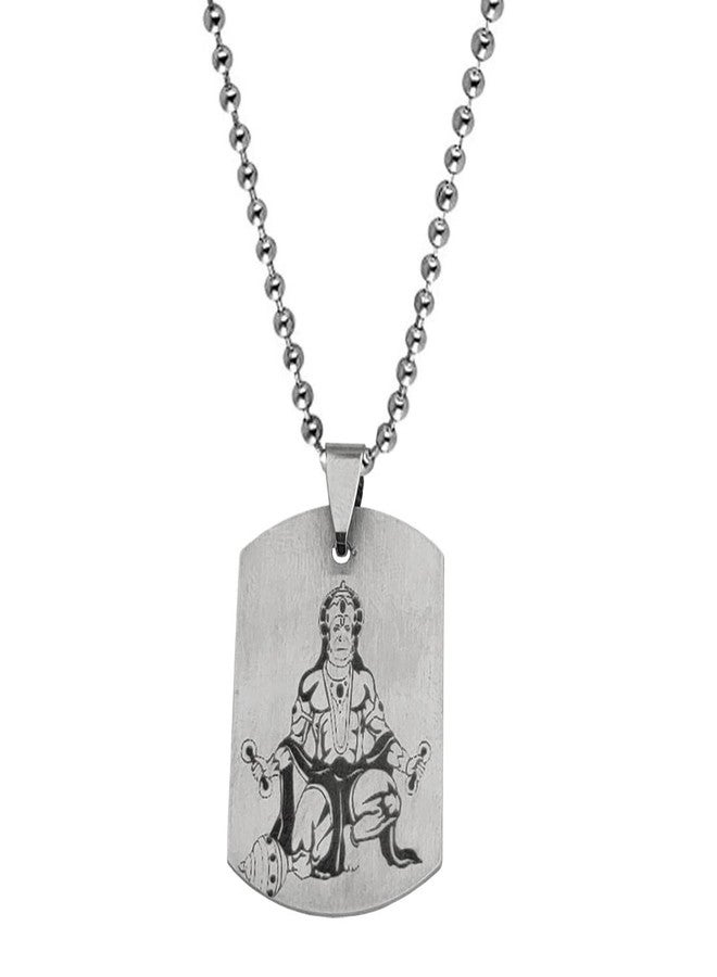 AFH Lord Hanuman Religious stainless Steel Necklace Pendent for Men, Women