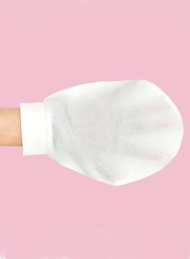 100% Silk Exfoliating Glove Body Scrub for Bath Shower Spa Hand Exfoliator Gloves, Dead Skin Cell Remover, Plant Based Deep Exfoliation Scrubber - Image 3