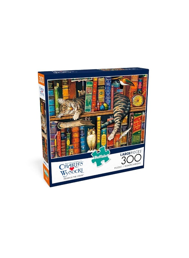 Buffalo Games - Charles Wysocki - Frederick the Literate - 300 LARGE Piece Jigsaw Puzzle - Image 4