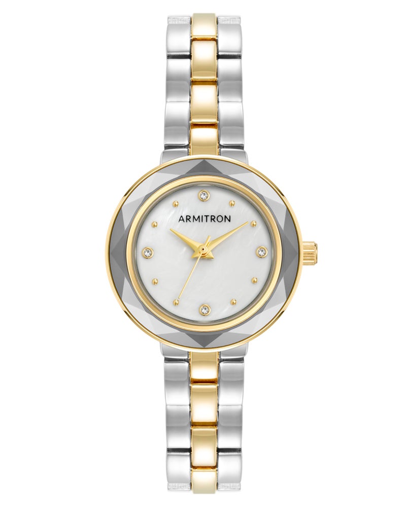 Armitron ساعة أرمترون للنساء مزينة بكريستالات حقيقية، 75/5927 - Image 1