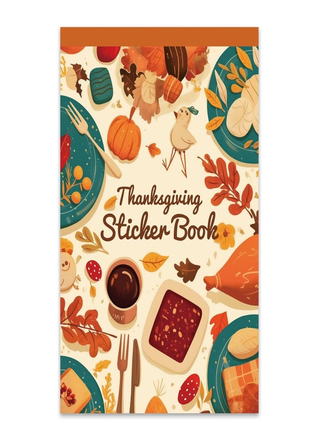 PRSTINCOL ThankfulFall Thanksgiving Sticker Book, 44 Sheets 294 Pcs Autumn Themed Stickers for DIY Crafts, Scrapbooking, DIY Thanksgiving Parties(14+) - Image 1