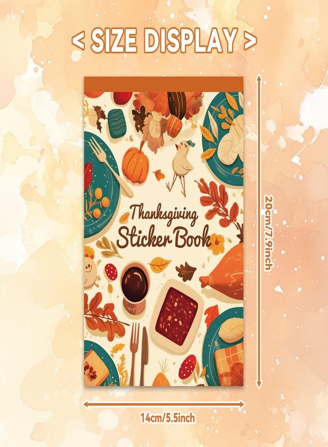 PRSTINCOL ThankfulFall Thanksgiving Sticker Book, 44 Sheets 294 Pcs Autumn Themed Stickers for DIY Crafts, Scrapbooking, DIY Thanksgiving Parties(14+) - Image 5