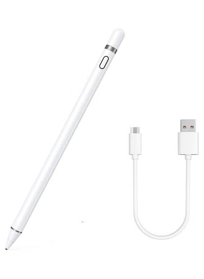 URBBKING High Tech Smart Stylus Pen For iPad/ Tab/ Mediapad White  - Image 1