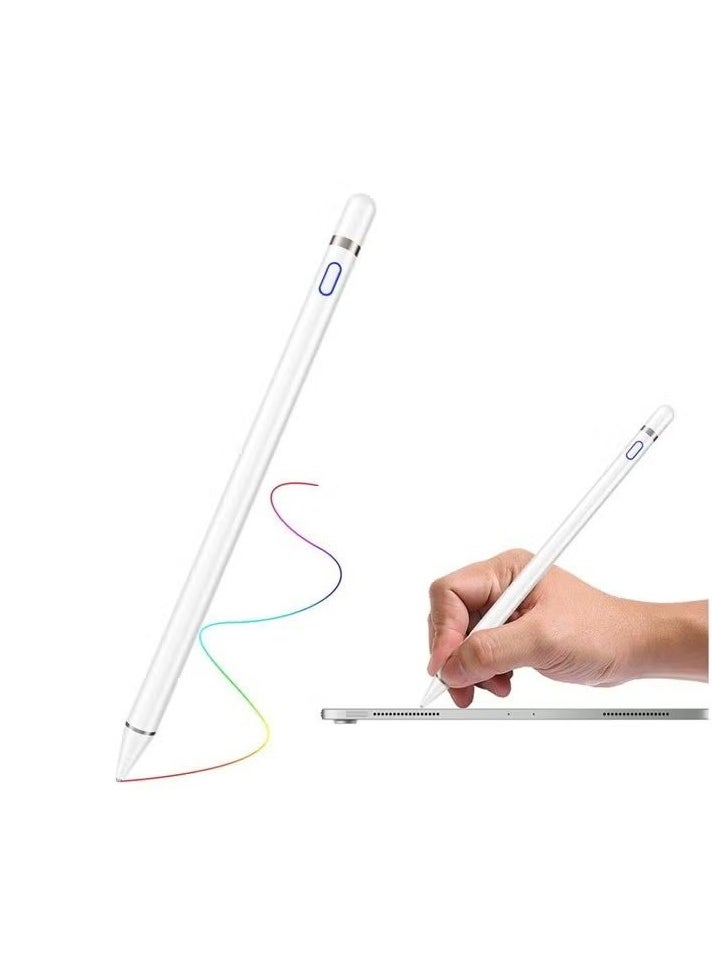 URBBKING High Tech Smart Stylus Pen For iPad/ Tab/ Mediapad White  - Image 2