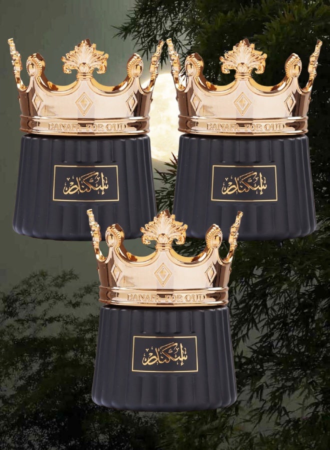 بانافع 3 قطع بخور عود معطر اسكندر 45 جرام - Image 1