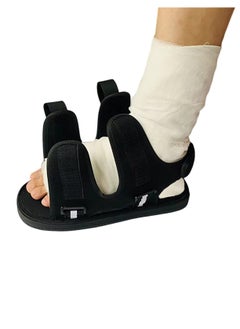 Excefore Post Op Shoe with Waterproof Leg Cast Cover, Adjustable Walking Boot Recovery Plaster Shoe Cover Medical Boot for Foot Injuries Sprained Ankle Broken Foot Toe Post Surgery Kids Women Men, M Size  - Image 1