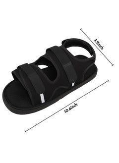 Excefore Post Op Shoe with Waterproof Leg Cast Cover, Adjustable Walking Boot Recovery Plaster Shoe Cover Medical Boot for Foot Injuries Sprained Ankle Broken Foot Toe Post Surgery Kids Women Men, M Size  - Image 4