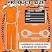 Poen Kids Prisoner Costume Halloween Set Orange Prisoner Jumpsuit with Handcuffs and ID Card for Boys Girls Children CosplayLarge - Image 4