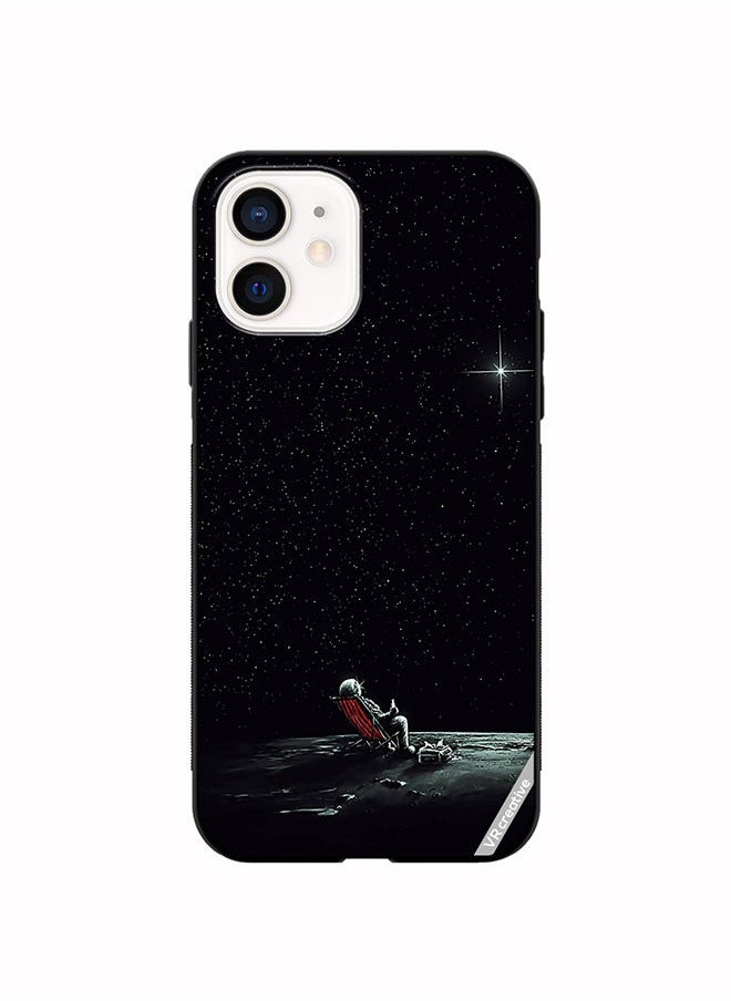 VR CREATIVE - Protective Case Cover For Apple iPhone 12 Galaxy Star Space Design Multicolour - Image 1