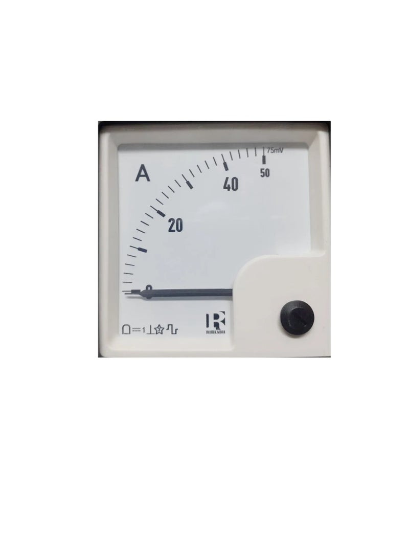 DC Analogue Panel Ammeter 96x96 - Direct Type - ERC96AD - Image 2
